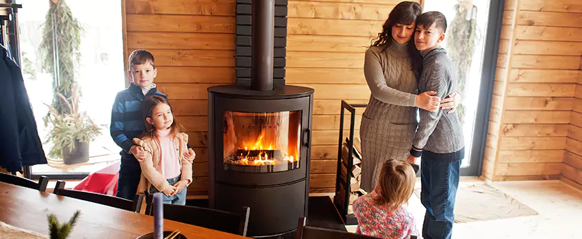 Morso Cast Iron Fireplace Insert Installation in Friendswood, Texas